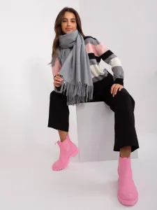 Scarf-AT-SZ-23185.73P-dark grey