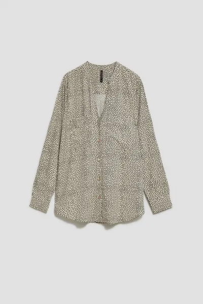 Marisse Polka-Dot Shirt