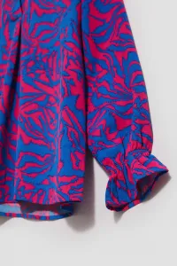 Marisse Fuchsia V-Neck Shirt