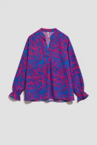 Marisse Fuchsia V-Neck Shirt