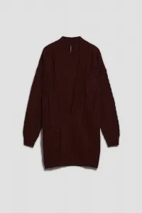 Marisse Long Chestnut Cardigan