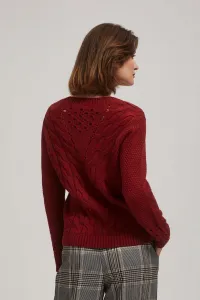 Marisse Sweater With Openwork Sleeves