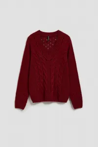 Marisse Sweater With Openwork Sleeves