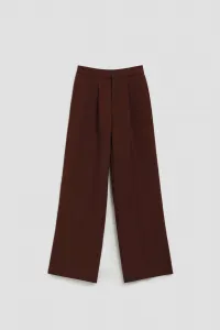 Marisse Brown Creased Trousers