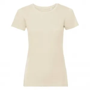 Beige women's t-shirt Pure Organic Russell