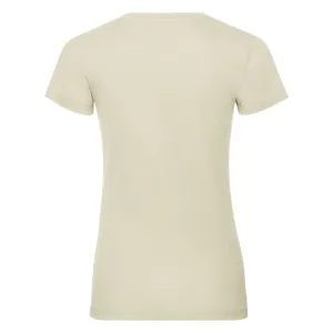 Beige women's t-shirt Pure Organic Russell