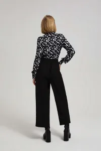 Marisse Plain Wide-Leg Trousers