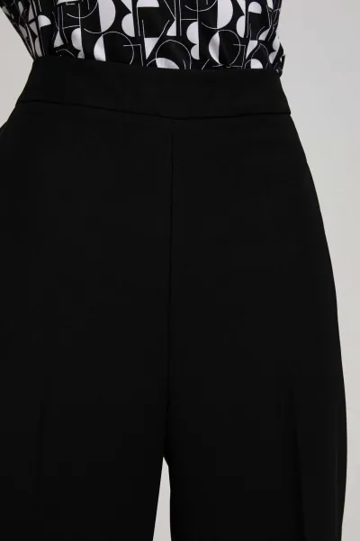 Marisse Plain Wide-Leg Trousers