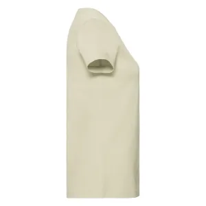 Beige women's t-shirt Pure Organic Russell