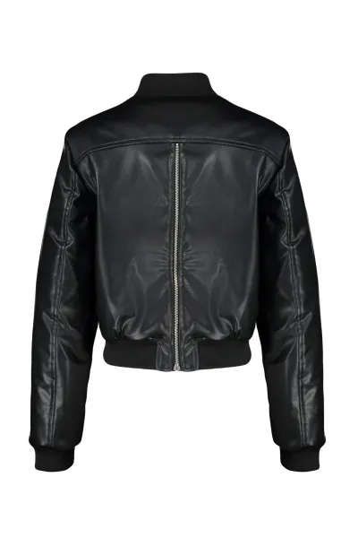 Trendyol Limited Edition Black Premium oversize kabát z umelej kože na zips
