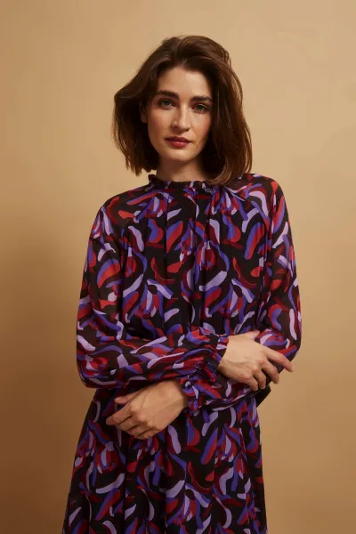 Marisse Midi Dress With A Belt
