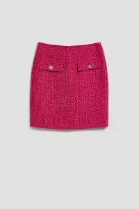 Marisse Pink Tweed Skirt