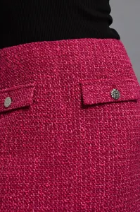 Marisse Pink Tweed Skirt