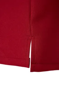 Trendyol Burgundy vlnitá kombinéza tkané tkané šaty