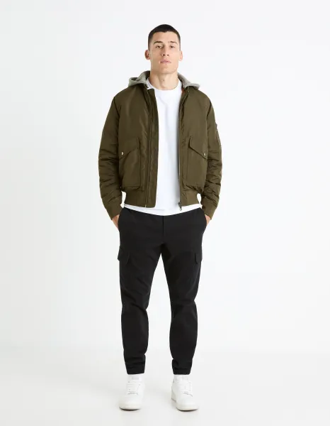 Celio Bomber Jacket with Hood, Fujameshoo - Mens