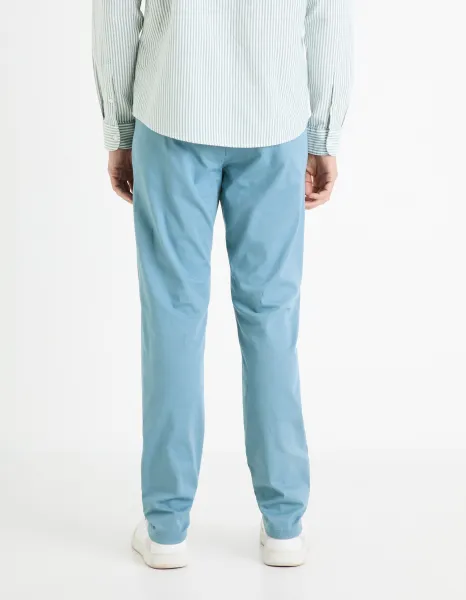 Svetlomodré pánske chino nohavice Celio Tocharles