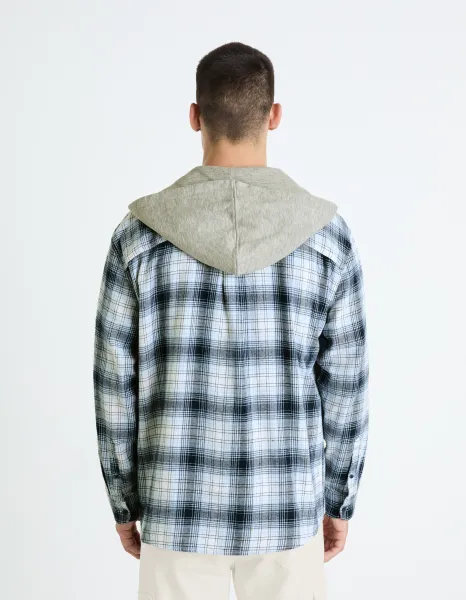 Celio Plaid Fapuche Shirt - Men's