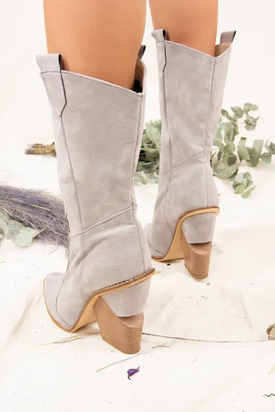 Fox Shoes Gray Women's Boots
