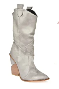 Fox Shoes Gray Women's Boots