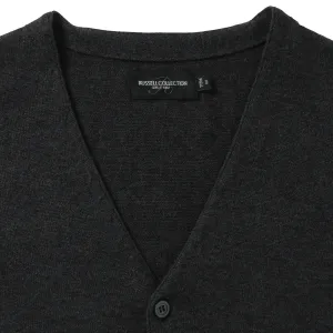Men's Sleeveless Cardigan, Neckline V R719M 50/50 50% Cotton 50% Acrylic CottonBlend TM weave 12 275g