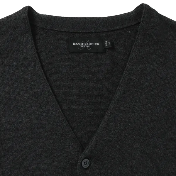 Men's Sleeveless Cardigan, Neckline V R719M 50/50 50% Cotton 50% Acrylic CottonBlend TM weave 12 275g