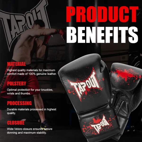 Tapout Leather boxing gloves (1 pair)