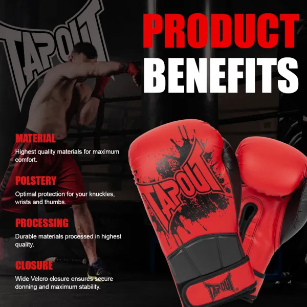 Tapout Artificial leather boxing gloves (1pair)