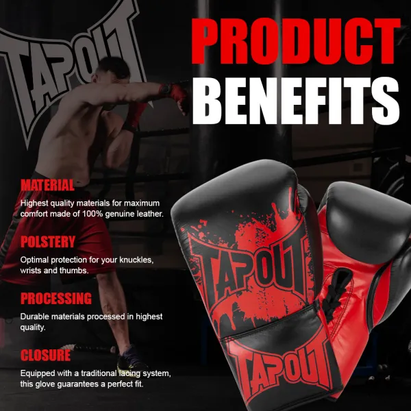 Tapout Leather boxing gloves (1 pair)