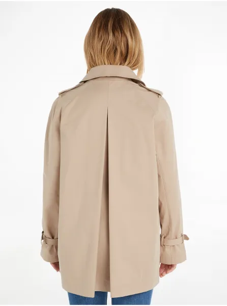 Béžová dámska bunda Tommy Hilfiger