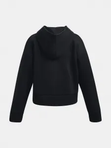 Čierna mikina Under Armour UA Rival Fleece Crop Hoodie