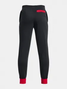 Čierne tepláky Under Armour UA Rival Fleece Script Jgrs