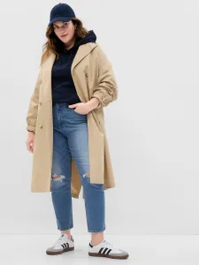 Modré dámske slim fit rifle s vysokým pásom GAP