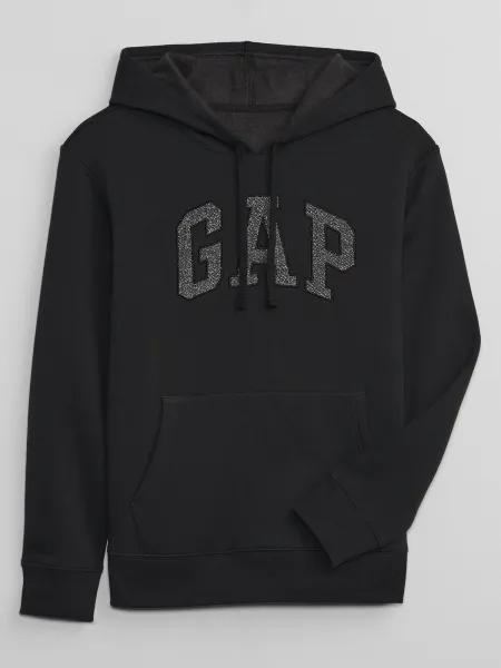 Čierna dámska mikina s kapucňou GAP
