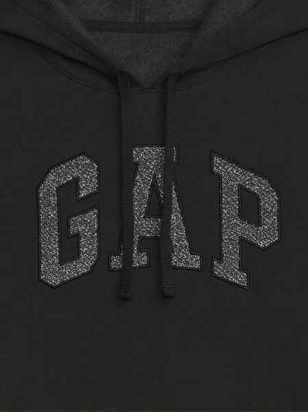 Čierna dámska mikina s kapucňou GAP