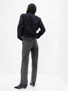 GAP V-HR 90S LOOSE Dámske džínsy, tmavo sivá, veľkosť