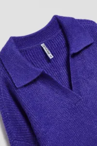 Marisse Purple V-Neck Sweater