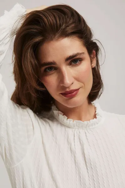 Marisse Jacquard Blouse