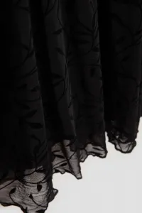 Marisse Black Puff Sleeve Shirt