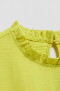 Marisse Plain Lime Shirt