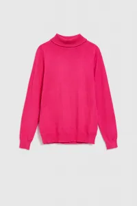 Marisse Fuchsia Turtleneck Sweater