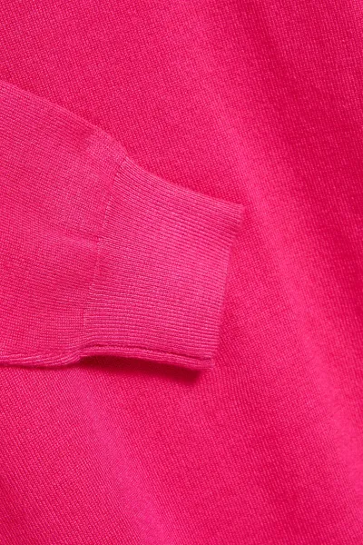 Marisse Fuchsia Turtleneck Sweater
