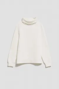 Sweatshirt with a wide turtleneck