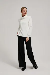 Sweatshirt with a wide turtleneck