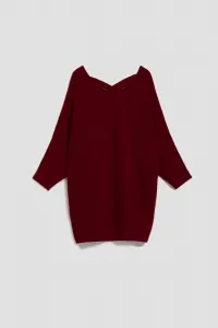 Marisse Burgundy Batwing Sweater