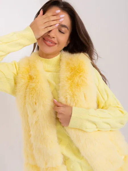 Vest-AT-KZ-2368.00P-Light Yellow