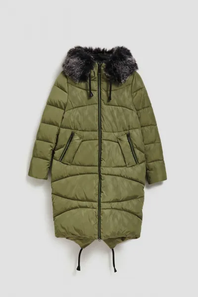 Marisse Quilted Jacket With A Warm Hood