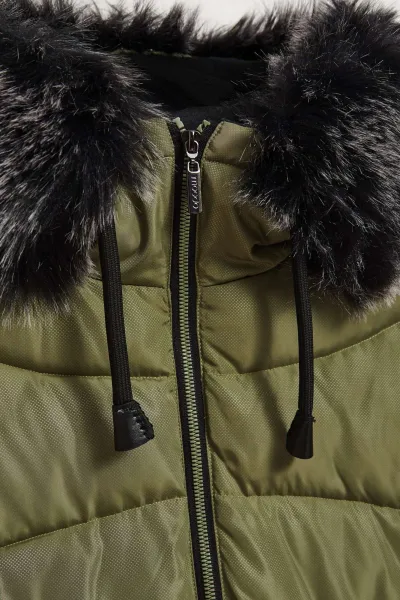 Marisse Quilted Jacket With A Warm Hood