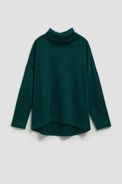 Marisse Blouse With A Loose Turtleneck