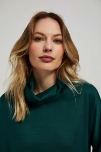 Marisse Blouse With A Loose Turtleneck