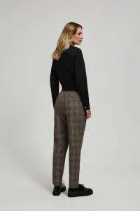 Marisse Gray Checkered Trousers